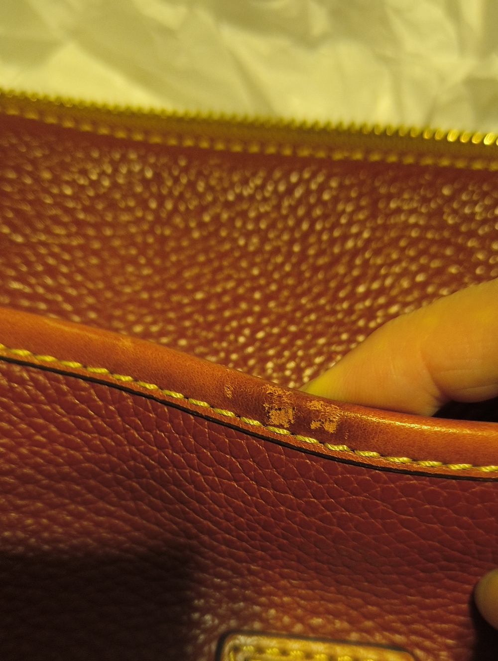 ✨Low Start ✨Dooney & Bourke Wine Leather Crossbody Bag - Picture 11 of 11